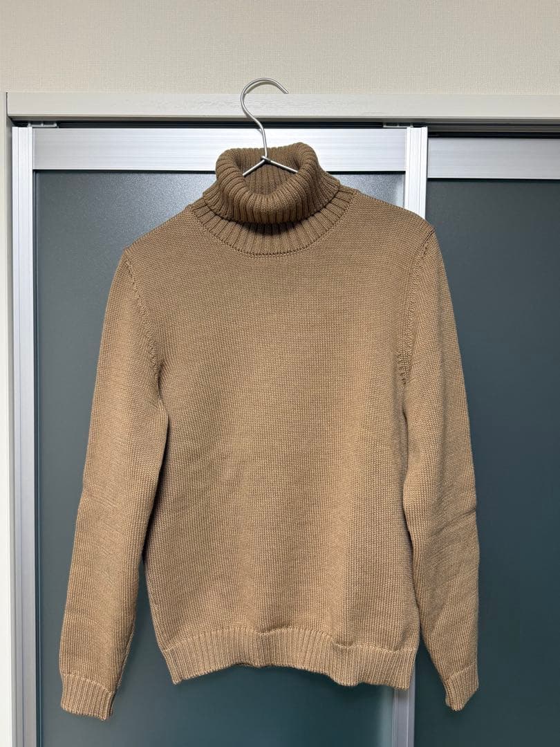ザノーネ ZANONE 5G タートルネック キャメル サイズ48 イタリア製 ザノーネ ZANONE 5G タートルネック キャメル サイズ48 イタリア製