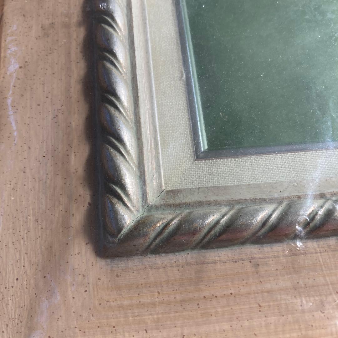 く*み様 B F6号 内側青銅色混じりの銀色と金色 油彩