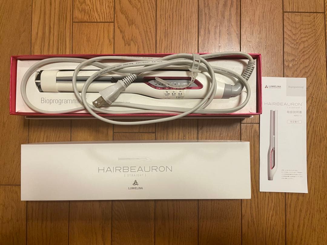 ヘアビューロン　温度調整機能付きストレートヘアアイロン 使えば使うほど髪が綺麗になるヘアアイロン？！ヘアビューロン4Dplus