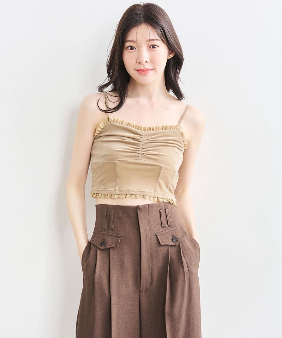 【saico0111⭐︎】Cocodeal ベロアビスチェキャミセット ベロアビスチェ レディース メール便不可 – coca公式ストア