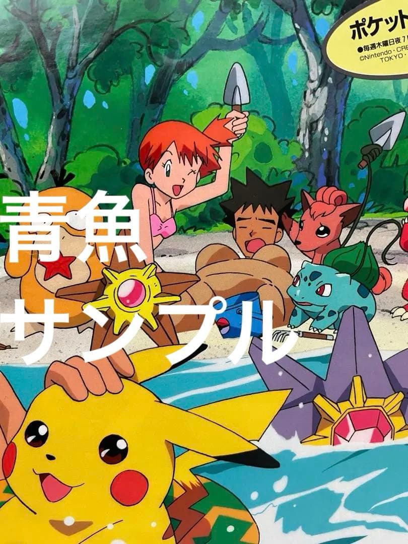 アニメディア 水着 サトシ カスミ タケシ 記事 切抜き 描き下ろし