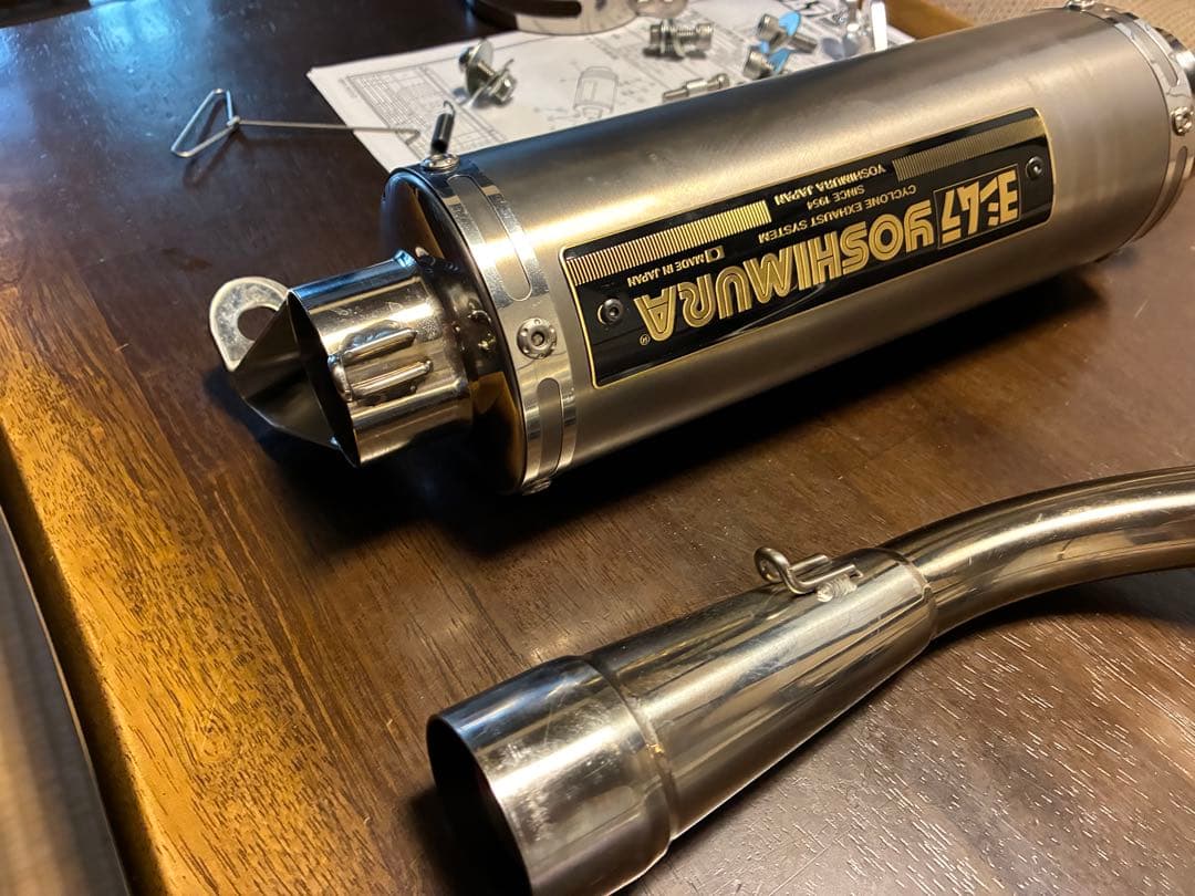 ヨシムラサイクロンサイドワインダー モンキー50FI用ステンレス