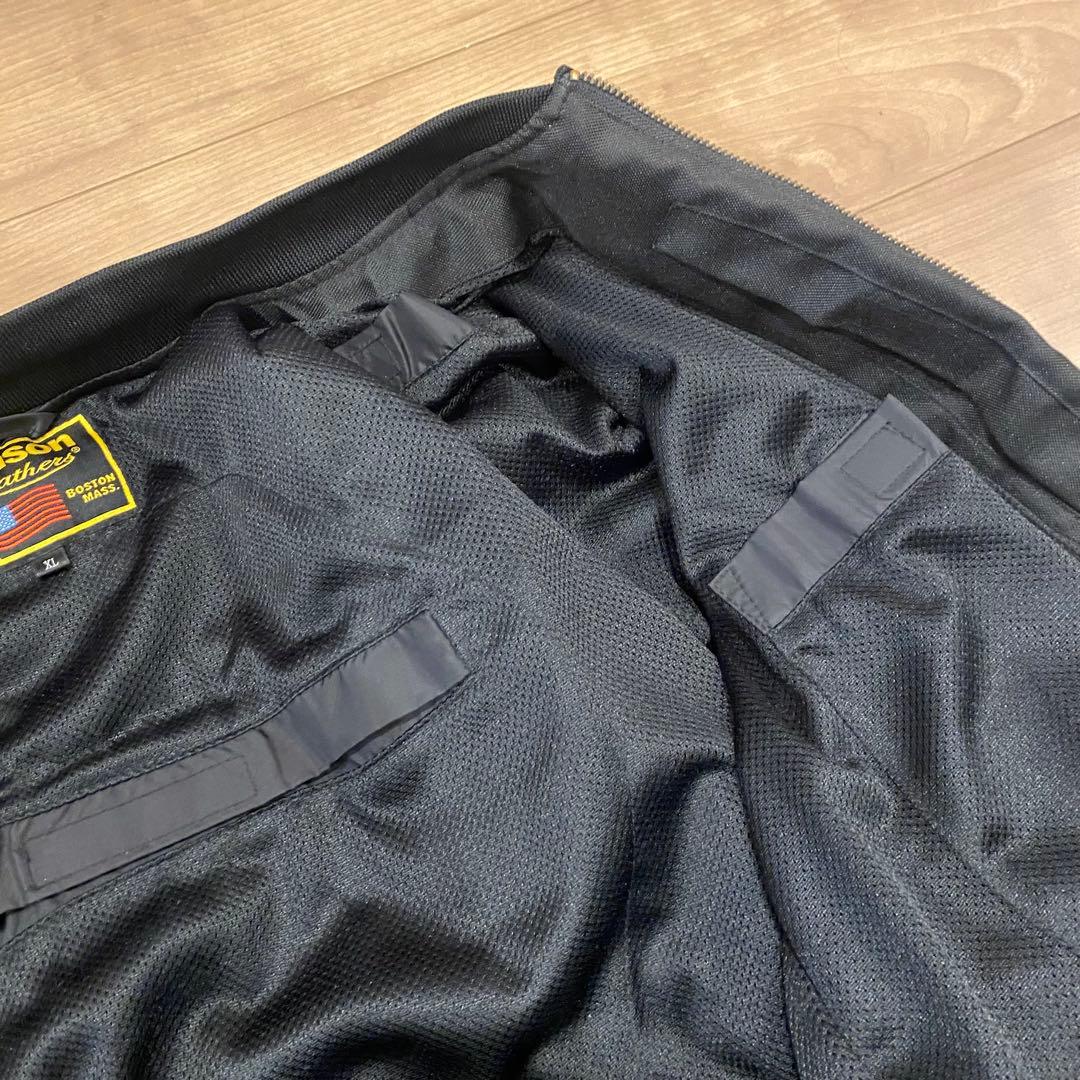 春夏 VANSON メッシュ ジャケット ブラック vs578rs XL MA1 - メルカリ