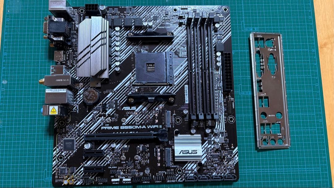 ASUS PRIME B550M-A WIFI II マザーボード - メルカリ