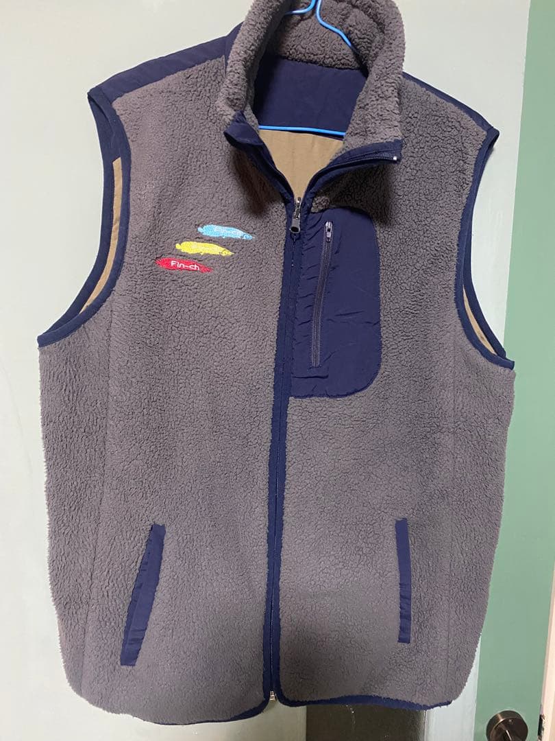 フィンチ　ビダ フリースベスト グレー フィンチ ビダ フリースベスト グレー