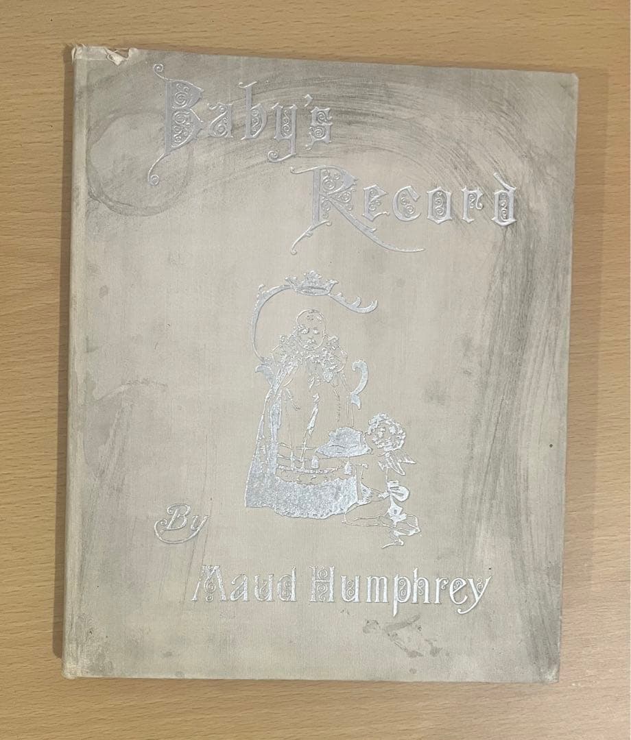 No282アンティーク 古書 洋書 赤ちゃん日記 成長記録 育児日記 赤ちゃん 記録 いろは出版 ふたりで書く 育児日記 育児 便利 ベビー