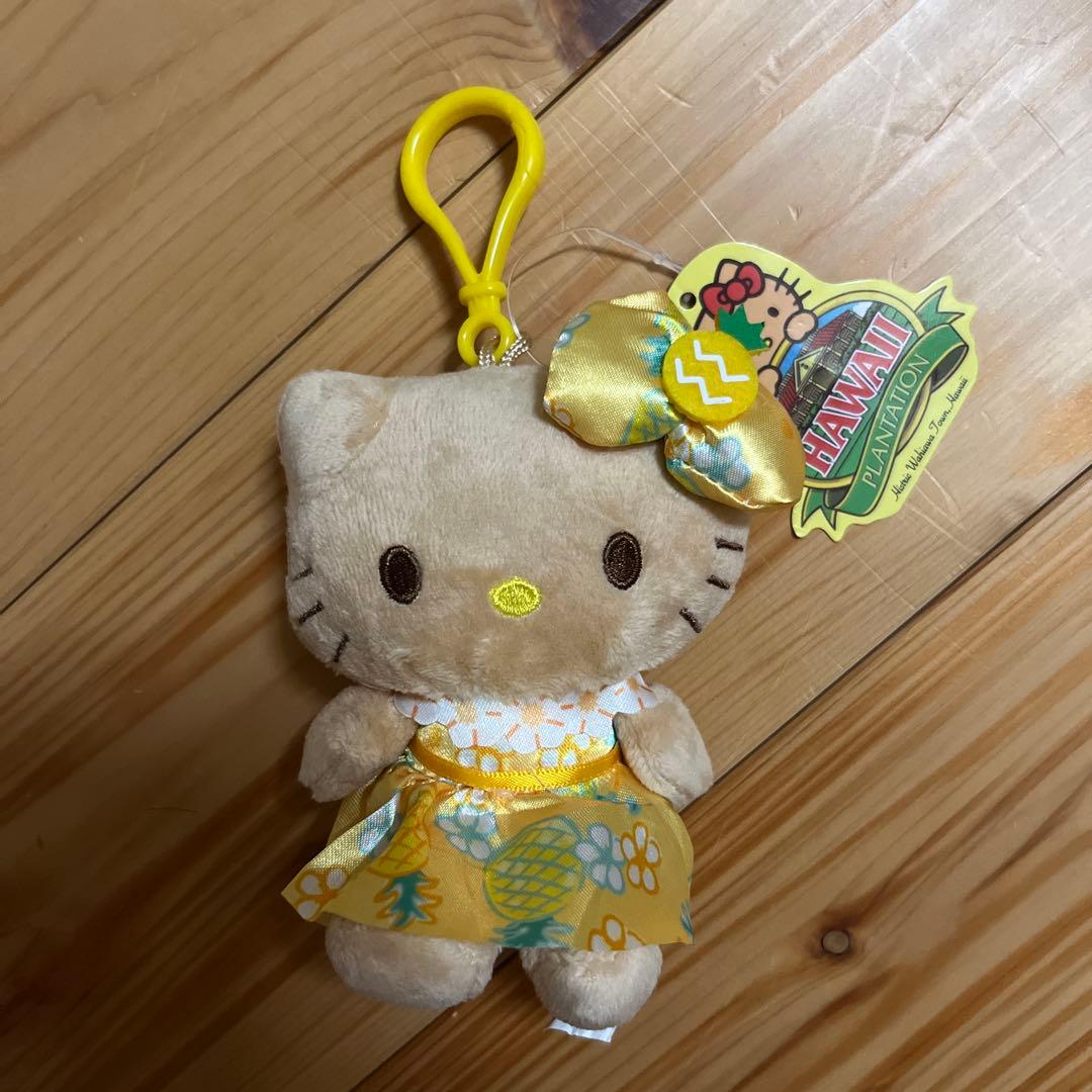 新品 Dole ハワイ限定 日焼けキティ キーホルダー ドール