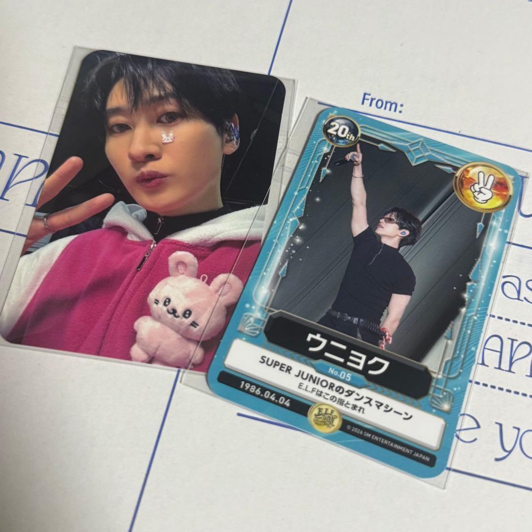 super junior ELF JAPAN 特典 ウニョクトレカ 新品未開封⭐︎ - メルカリ