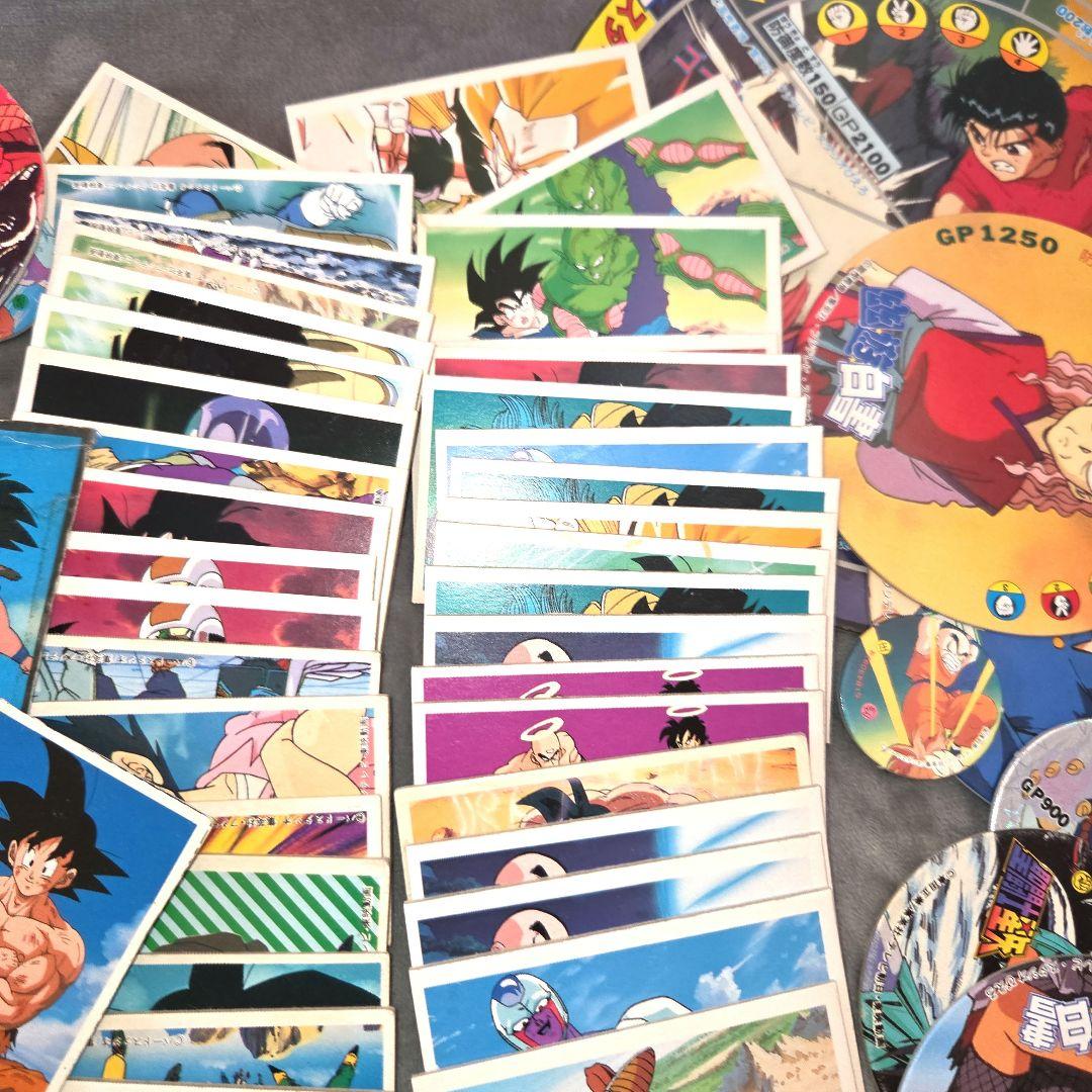 めんこドラゴンボール、幽遊白書、聖闘士星矢他!! メンコ セット昭和