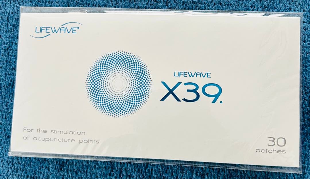 新品未使用LIFEWAVE X39 経穴刺激パッチ 30枚 エックスサーティナイン ライフウェーブ X39 パッチシール 30枚 説明書