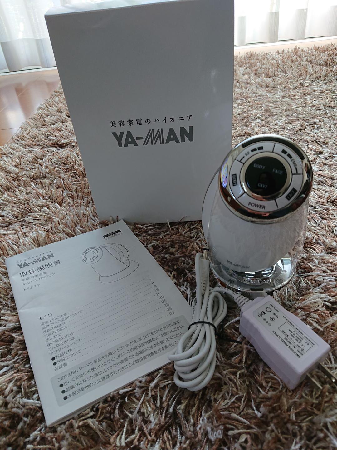 ヤーマン キャビスパFRコア YA−MAN HRF17-W ボディー&フェイス YA‐MAN（ヤーマン） キャビテーション キャビスパRFコア HRF17P HRF17W