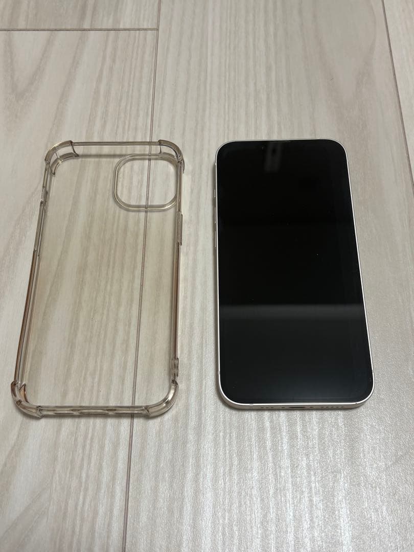 iPhone14 ホワイト　本体のみ　バッテリー最大容量87% 楽天市場】バッテリー90%以上 【中古】 iPhone14 128GB スターライト