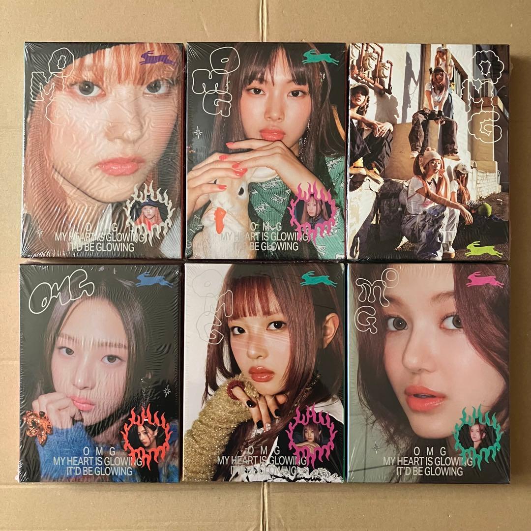 【新品未開封】NewJeans OMG Message Card　6形態セット 楽天市場】[6種セット] NewJeans OMG (Message Card Ver.) アルバム[1