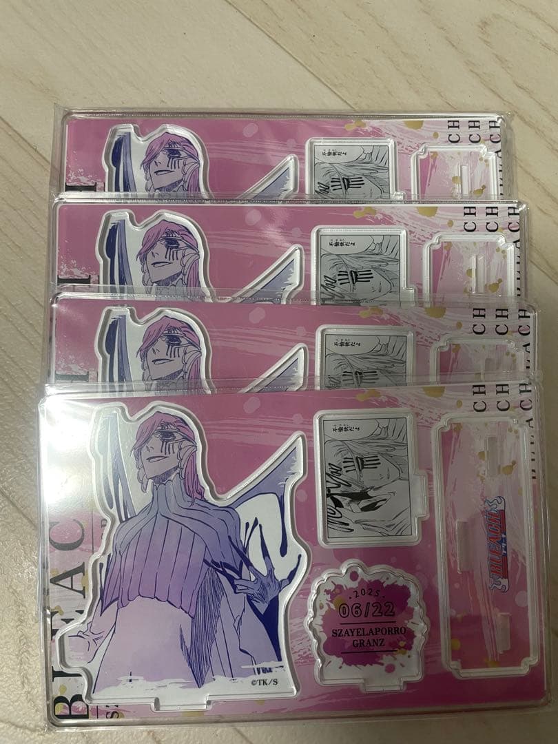 BLEACH ザエルアポロ アクリルスタンド 4個セット - メルカリ