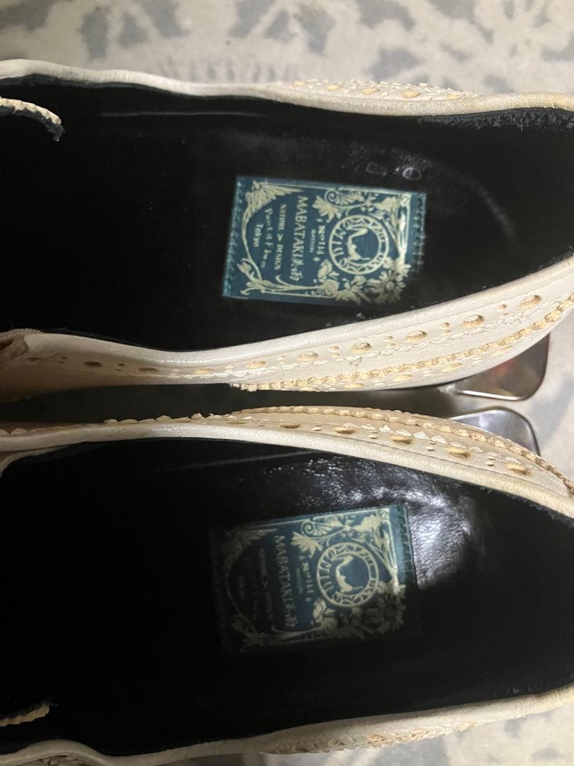 激レア　mabataki美雨　24.5cm ウィングチップシューズ
