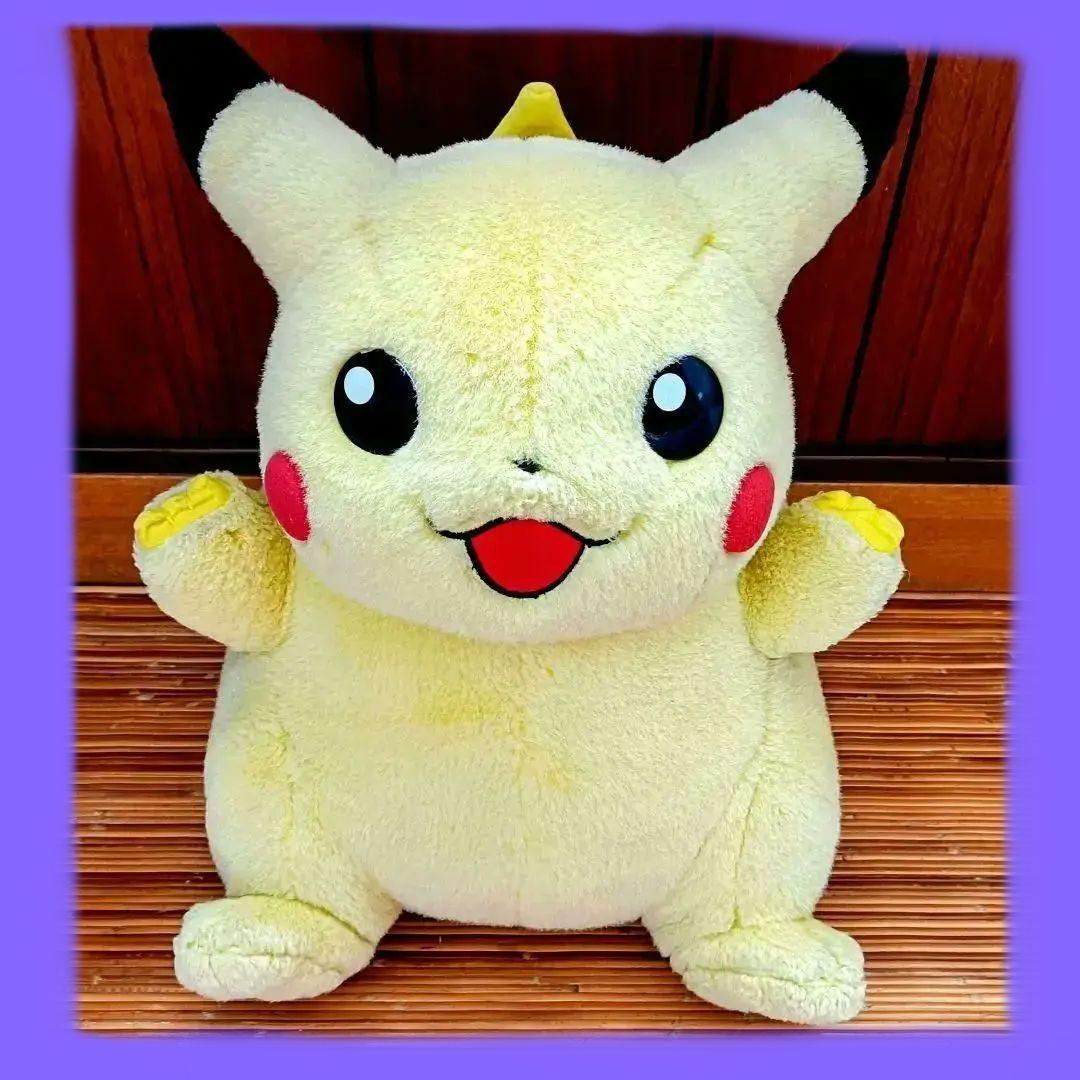 ピカチュウぬいぐるみ 等身大【激レア】90年物 初期 初代 - メルカリ