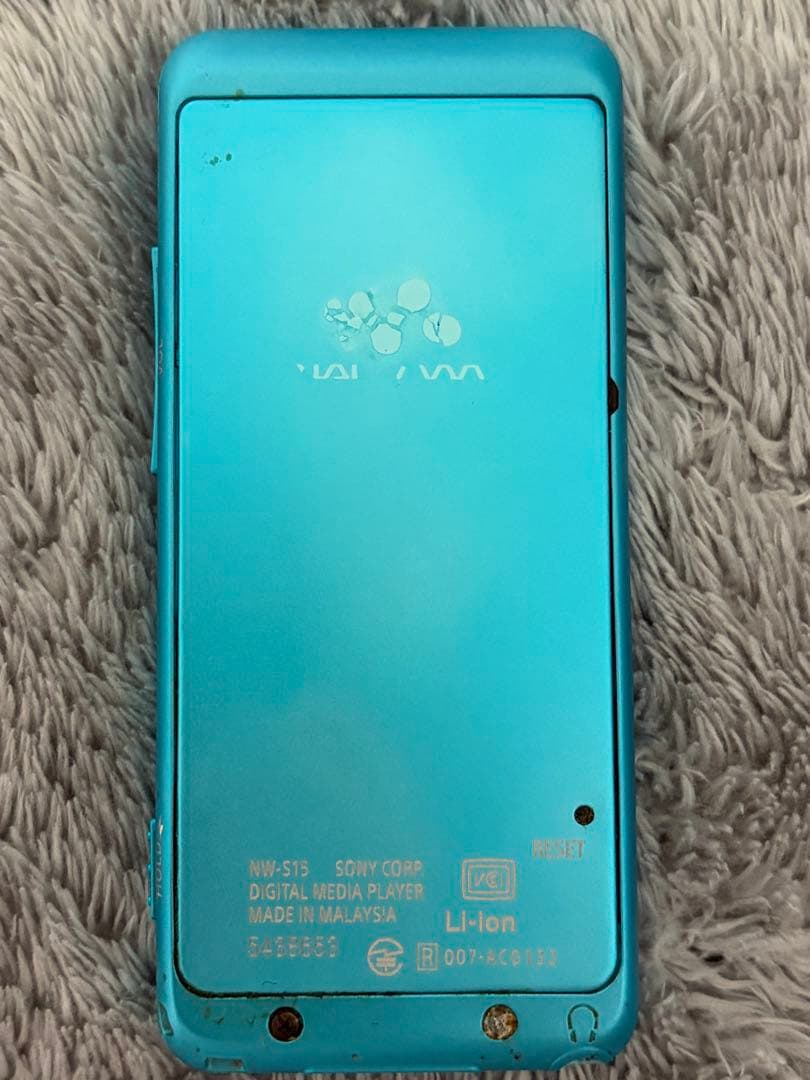 SONY NW-S15 ブルー デジタルオーディオプレーヤー ソニー 付属品有り