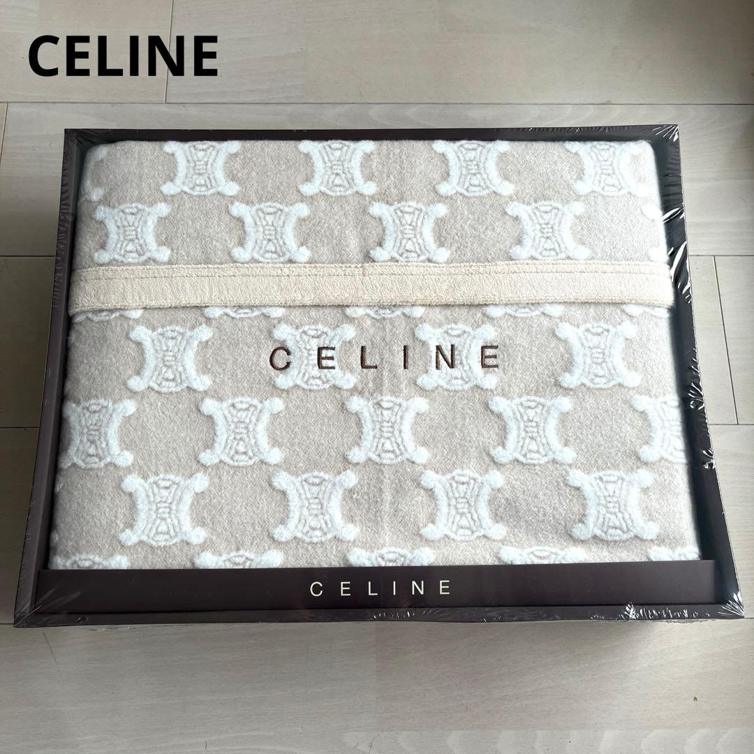 新品 未使用 CELINE セリーヌ 綿毛布 マカダム柄 綿 西川産業 - メルカリ