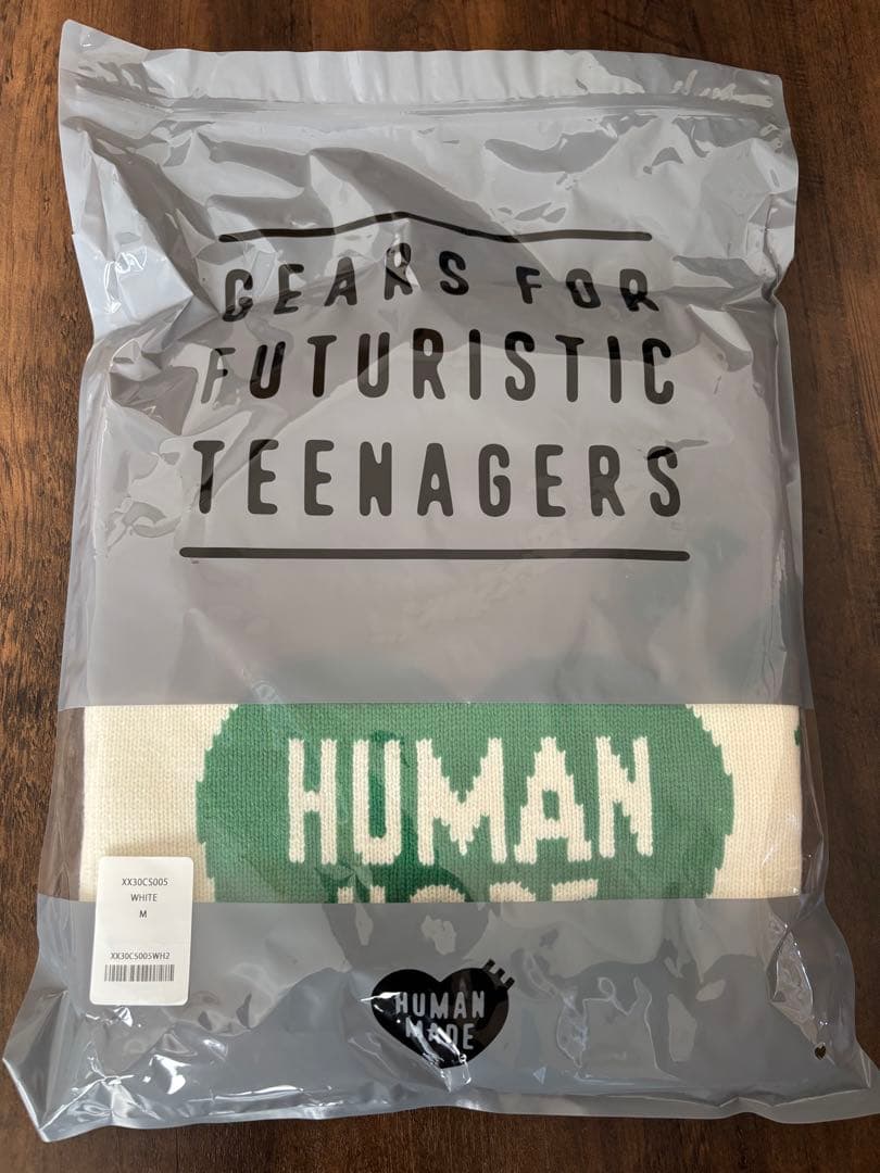 HUMAN HOPE HEART KNIT SWEATER