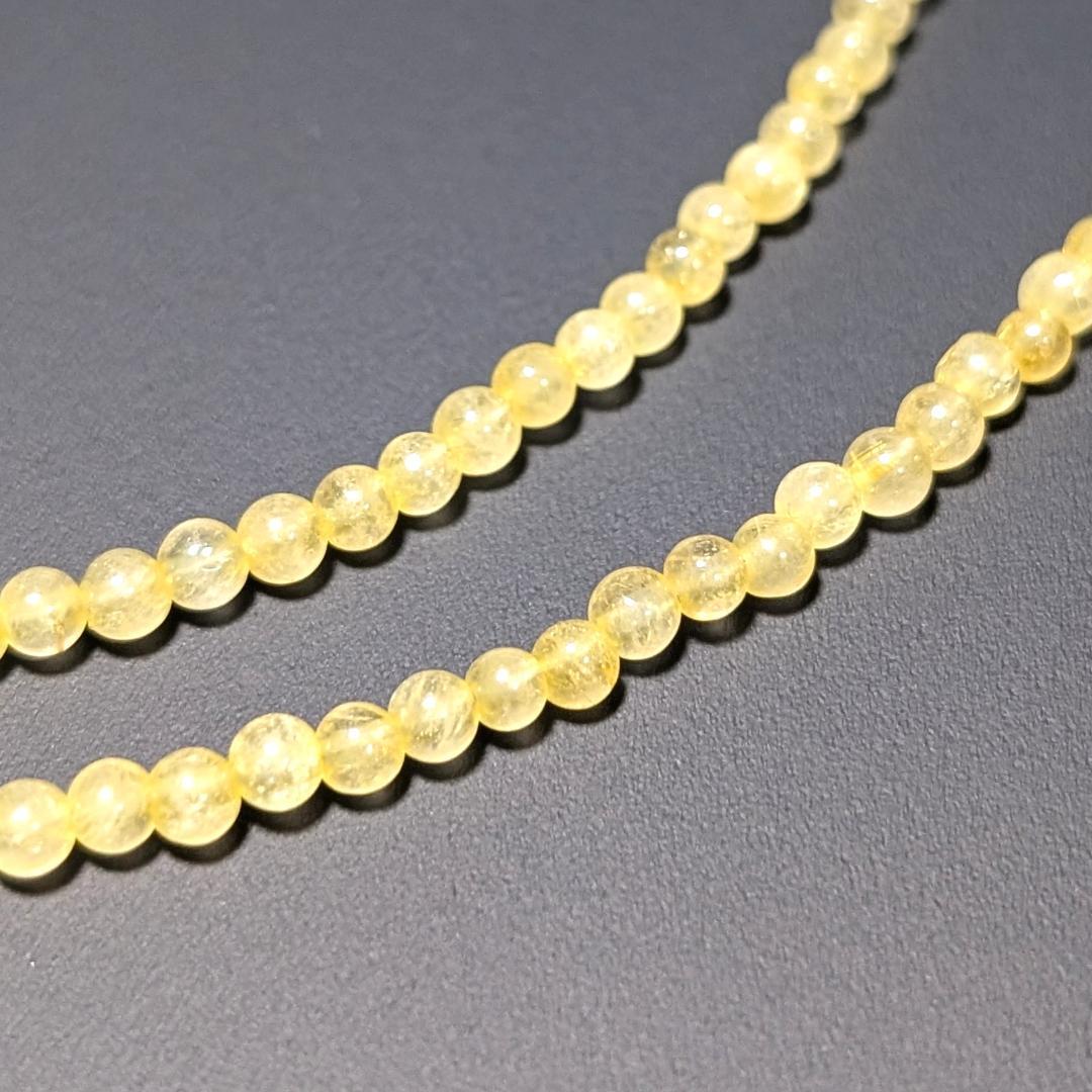 《煌めきの宿命》K18ゴールド×ゴールドルチルネックレス 贈り物 プレゼント