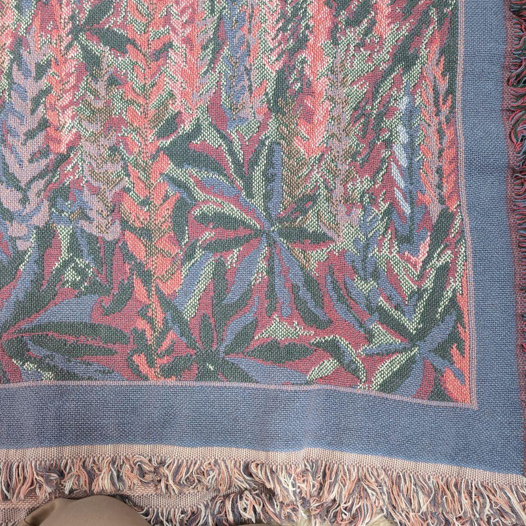 L.L.Bean 　コットンタペストリー 　ラグ　マルチカバー