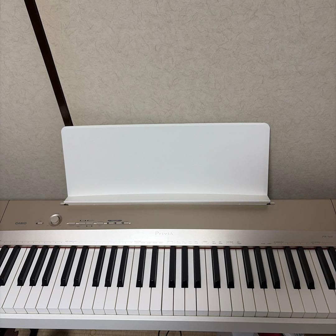 直取り引き】CASIO カシオ 88鍵盤 電子ピアノPrivia PX-160 - メルカリ