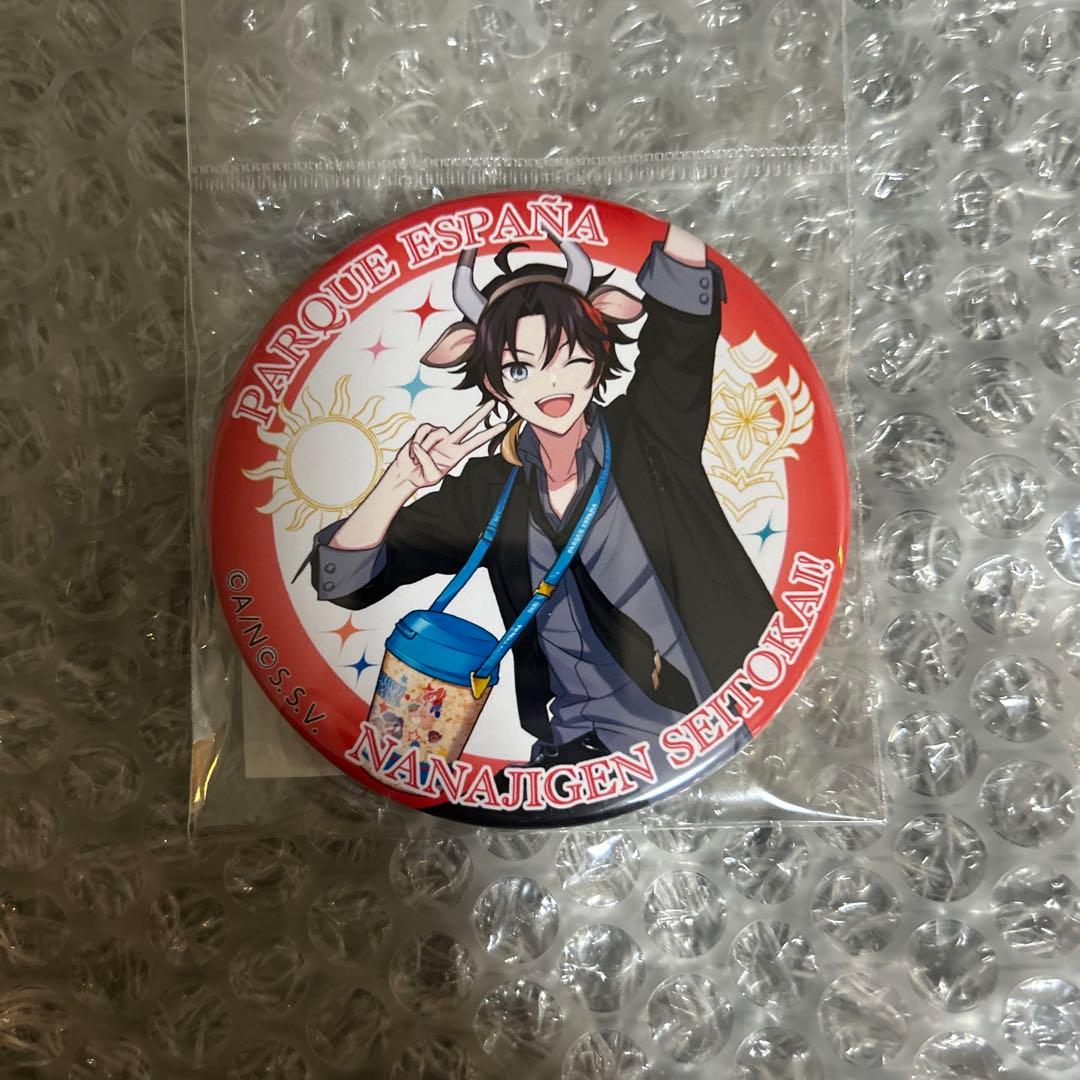 にじさんじ 七次元生徒会 志摩スペイン村 缶バッジ 三枝明那 - メルカリ
