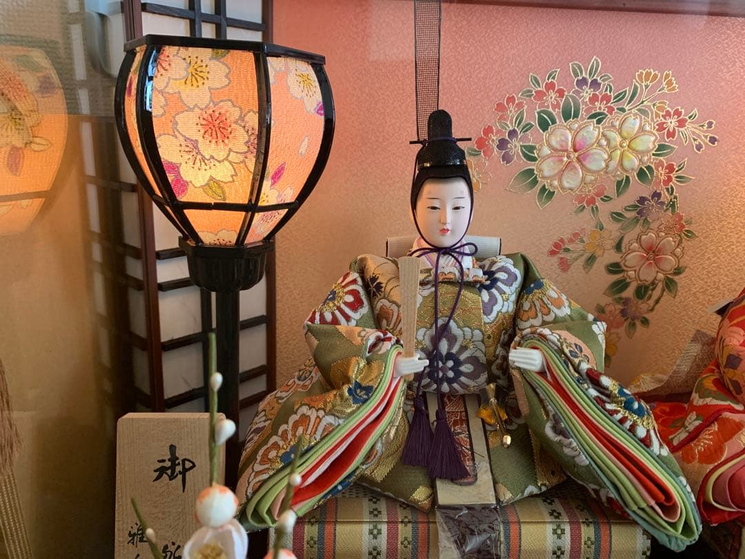 元祖⭐︎白蛇の御守屋yuki　愛らしい美男美女　親王飾り　雅秀作