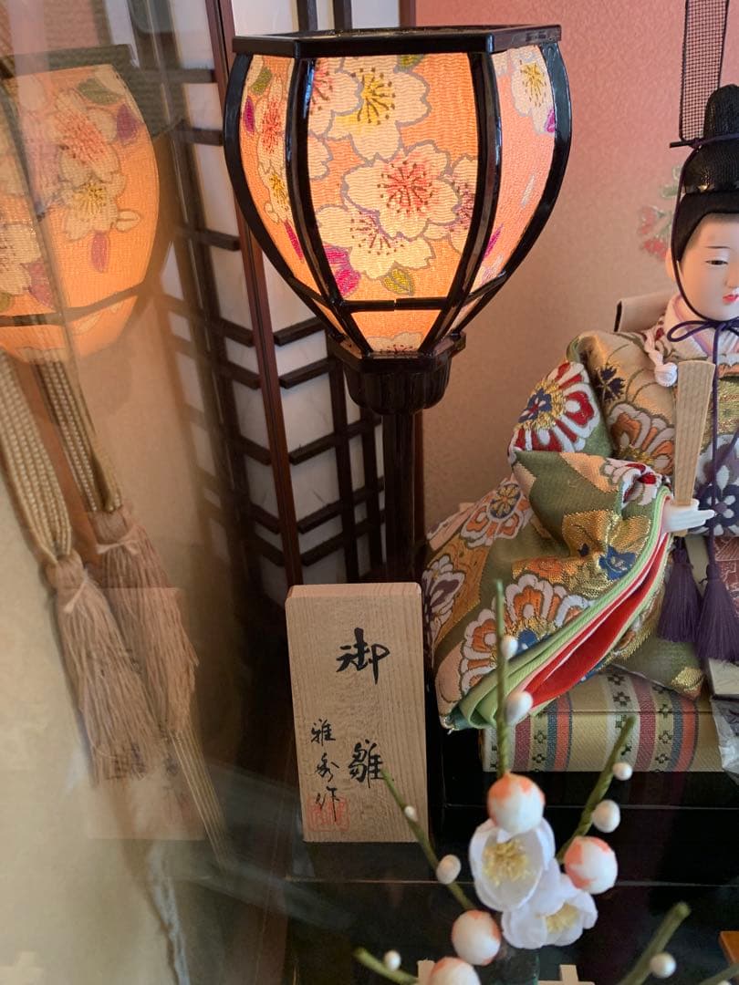 元祖⭐︎白蛇の御守屋yuki　愛らしい美男美女　親王飾り　雅秀作