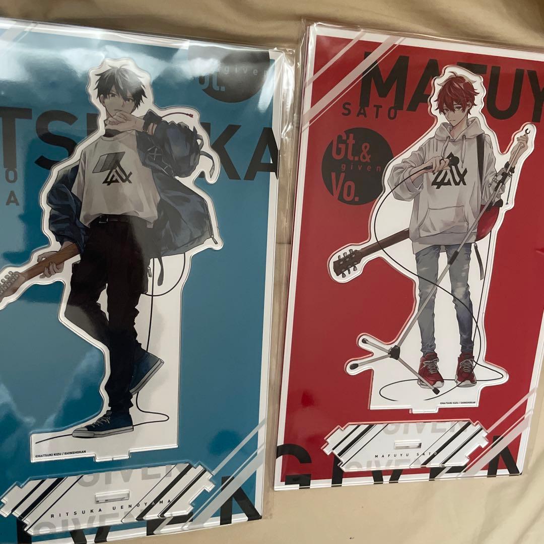 ギヴン展 アクリルスタンド アクスタ 上ノ山立夏 佐藤真冬 - メルカリ