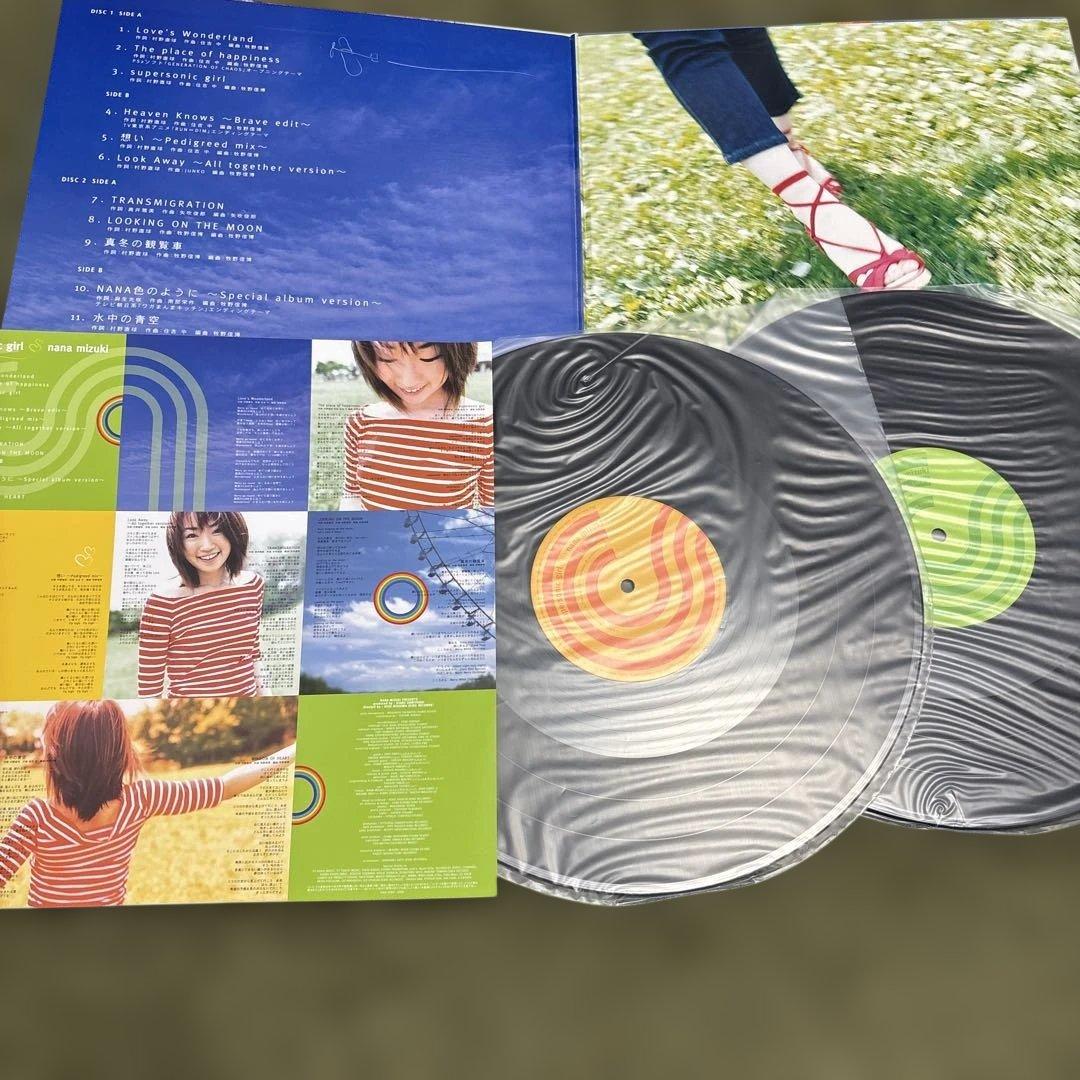 送料込み【ライナー】LP 水樹奈々 supersonic girl - メルカリ