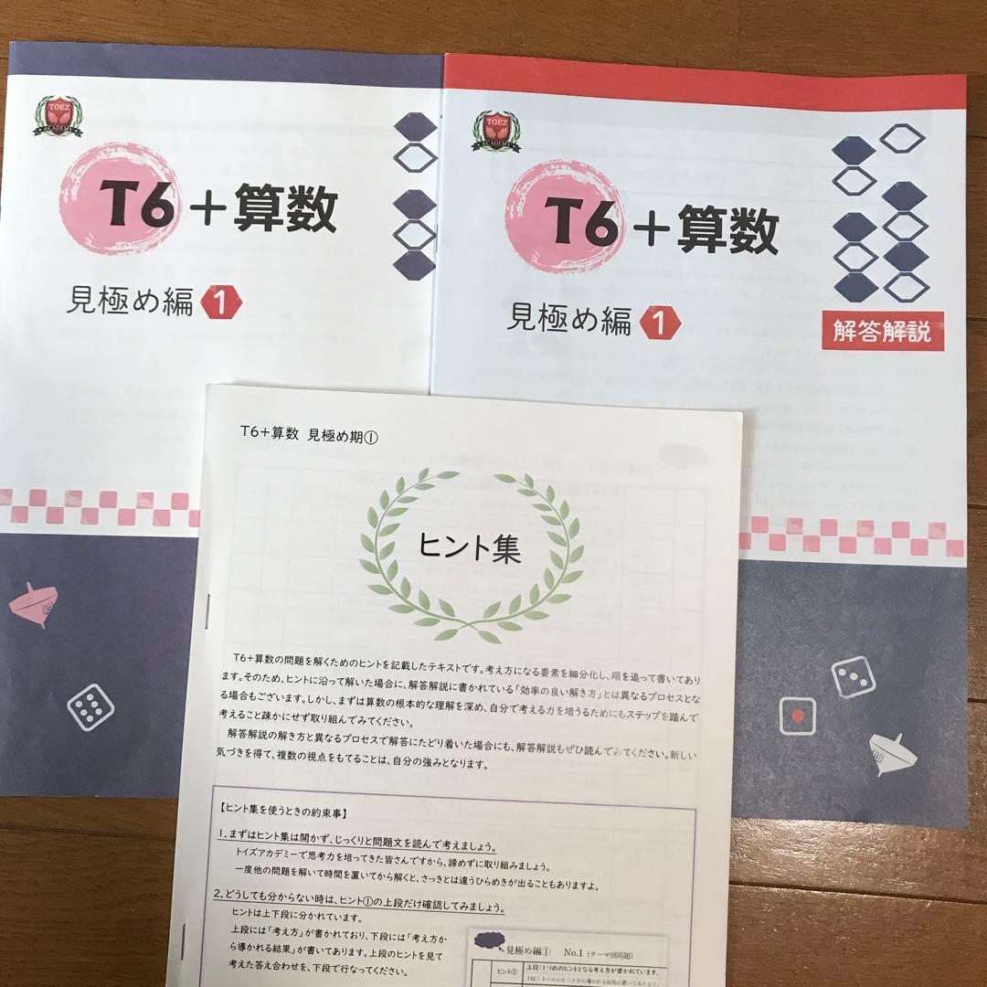 トイズアカデミーT6プラス算数 小学6年生 - メルカリ
