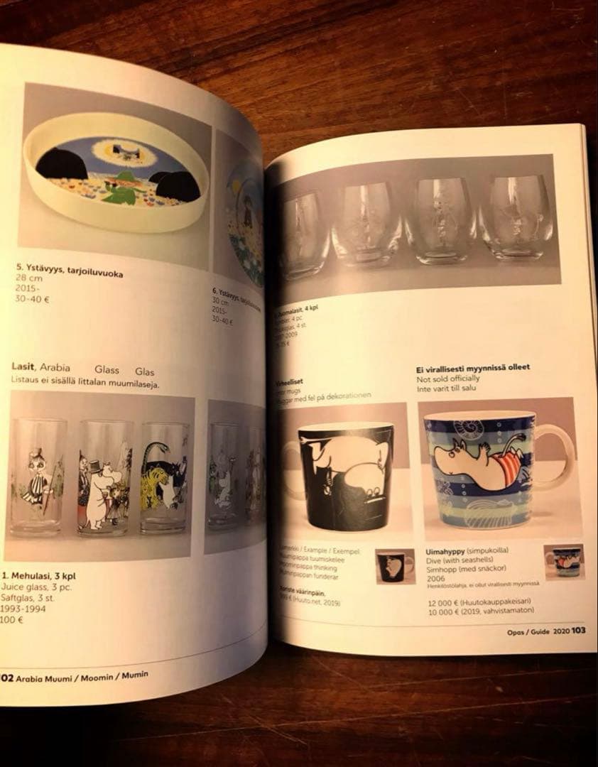 レア！アラビア ムーミン コレクターズ ガイド ブック 新品 廃盤本