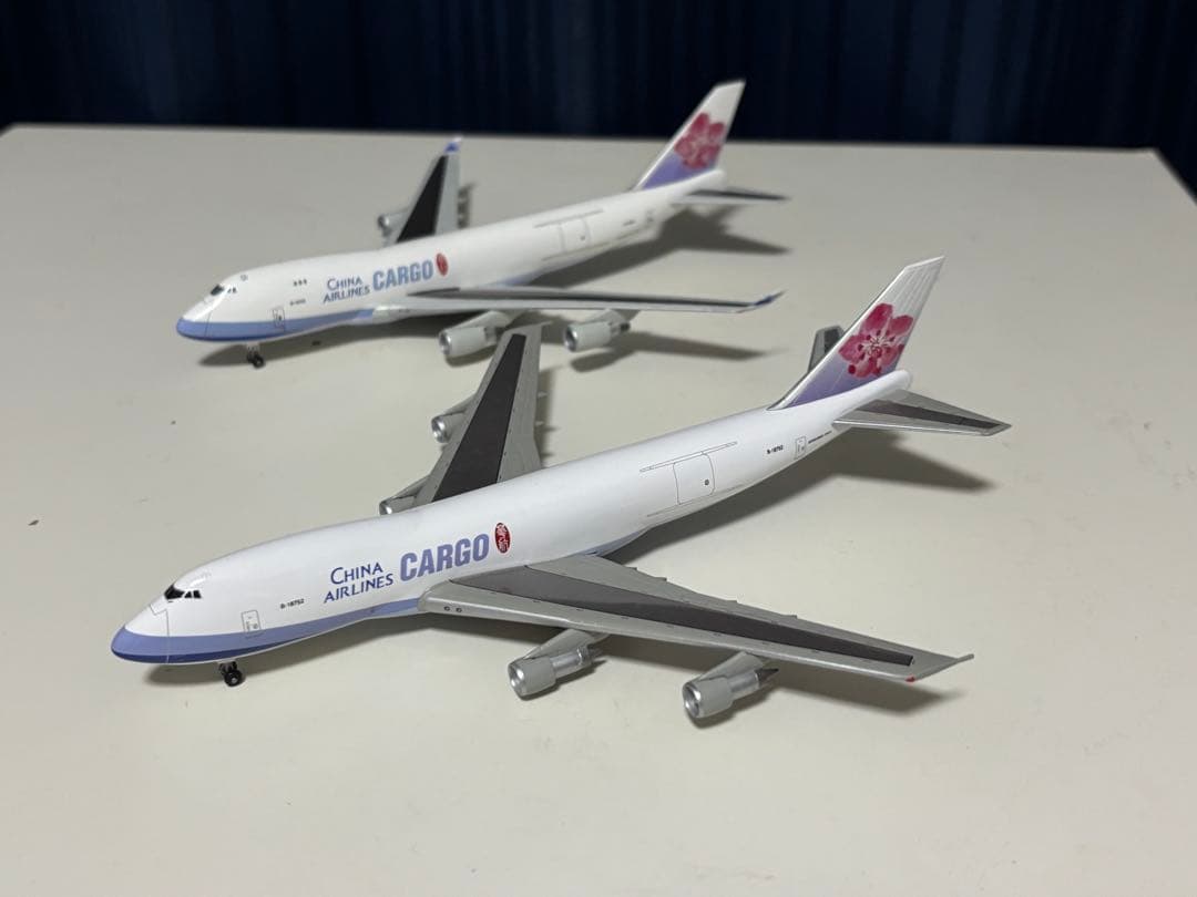 【難あり】DRAGON WINGS チャイナエアライン B747F 2機セット チャイナエアライン747、富士山飛来で引退 4月には地上イベント