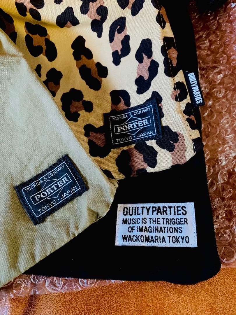 巾着　WAKOMARIA ワコマリア　シープ　レオパード　ミリタリー WACKOMARIA(ワコマリア)】DRAWSTRING BAG(ショルダーポーチ)商品紹介