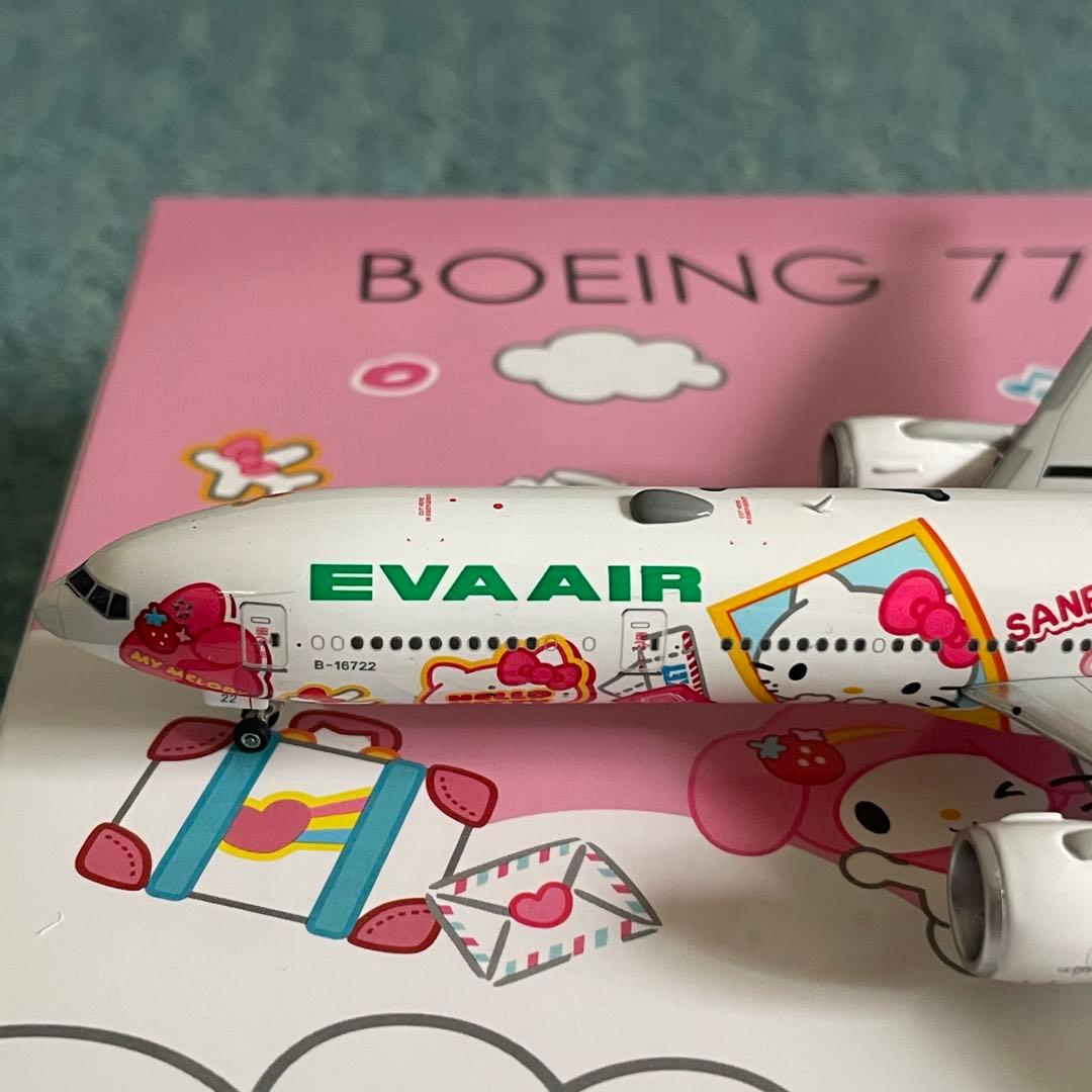 EVA AIR エバー航空 777-300ER ハローキティ Ph 1:400 - メルカリ