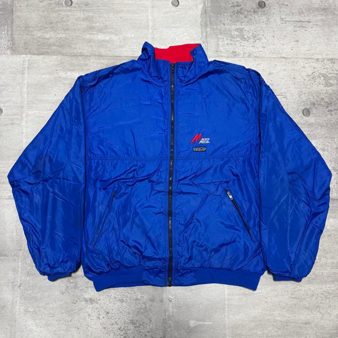 patagonia 80s カナダ製 シェルドシンチラジャケット ブルーリボン