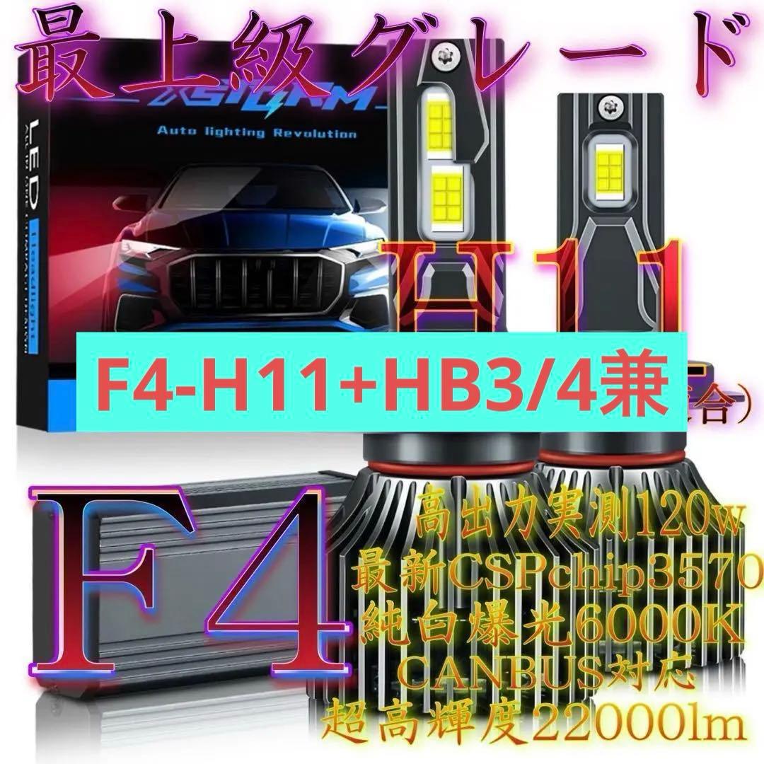 H11 LED 爆光 超高輝度 F4 ヘッドライト 120w フォグ 095 シェアスタイル 高輝度 LED フォグライト フォグランプ Zハイパワー