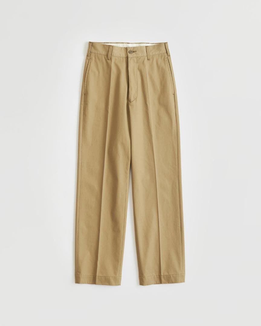 パンツ WASHED HIGH WAIST CHINO PANTS BEIGE 36 Shinzone（シンゾーン）】 WASHED HIGH WAIST CHINO 定番チノパンツ