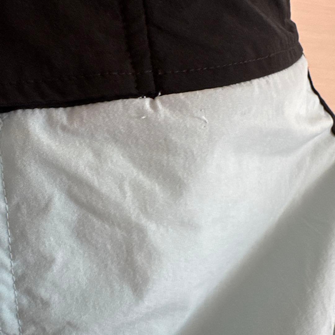 【こう】VEATM ストライプ水着 Mサイズ 黒/水色