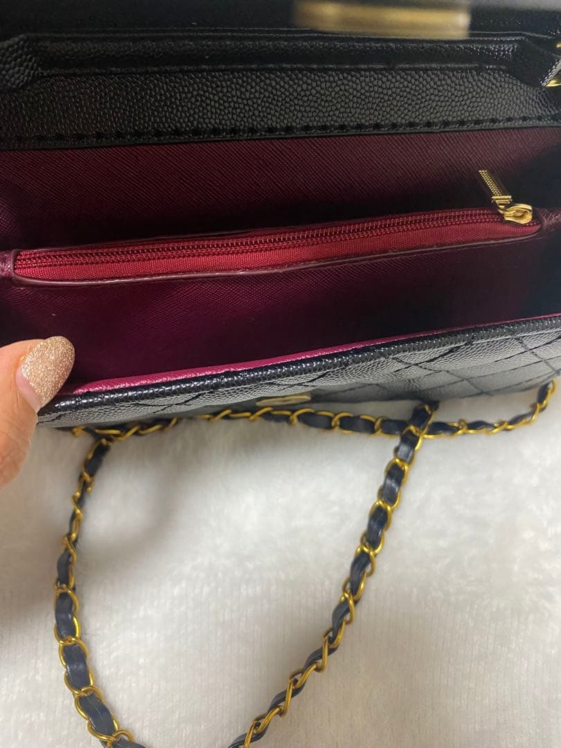 新品 CHANEL ノベルティ チェーンウォレット 財布 バッグ