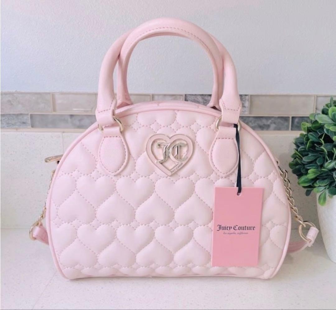 Juicy Coutureショルダーバッグ Juicy Couture Heritage Satchel Regal Blue Dusty Velour Crossbody