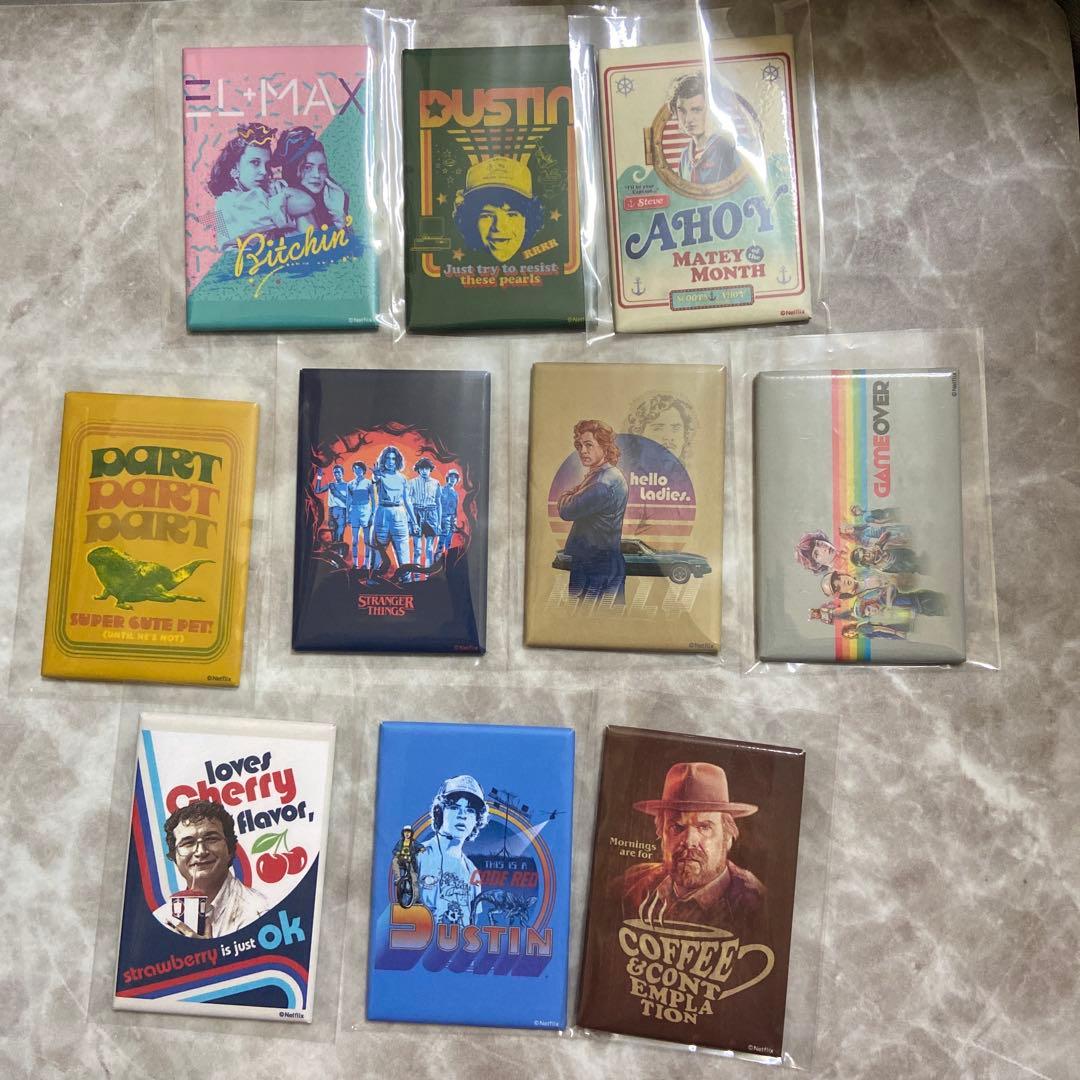 激レア！未使用ストレンジャーシングス トレーディング缶マグネット