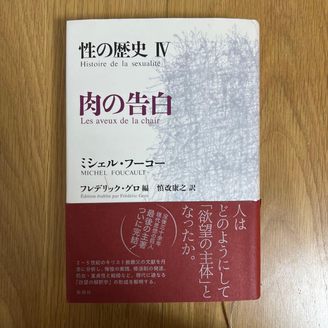 フーコー『性の歴史Ⅳ 肉の告白』などのセット