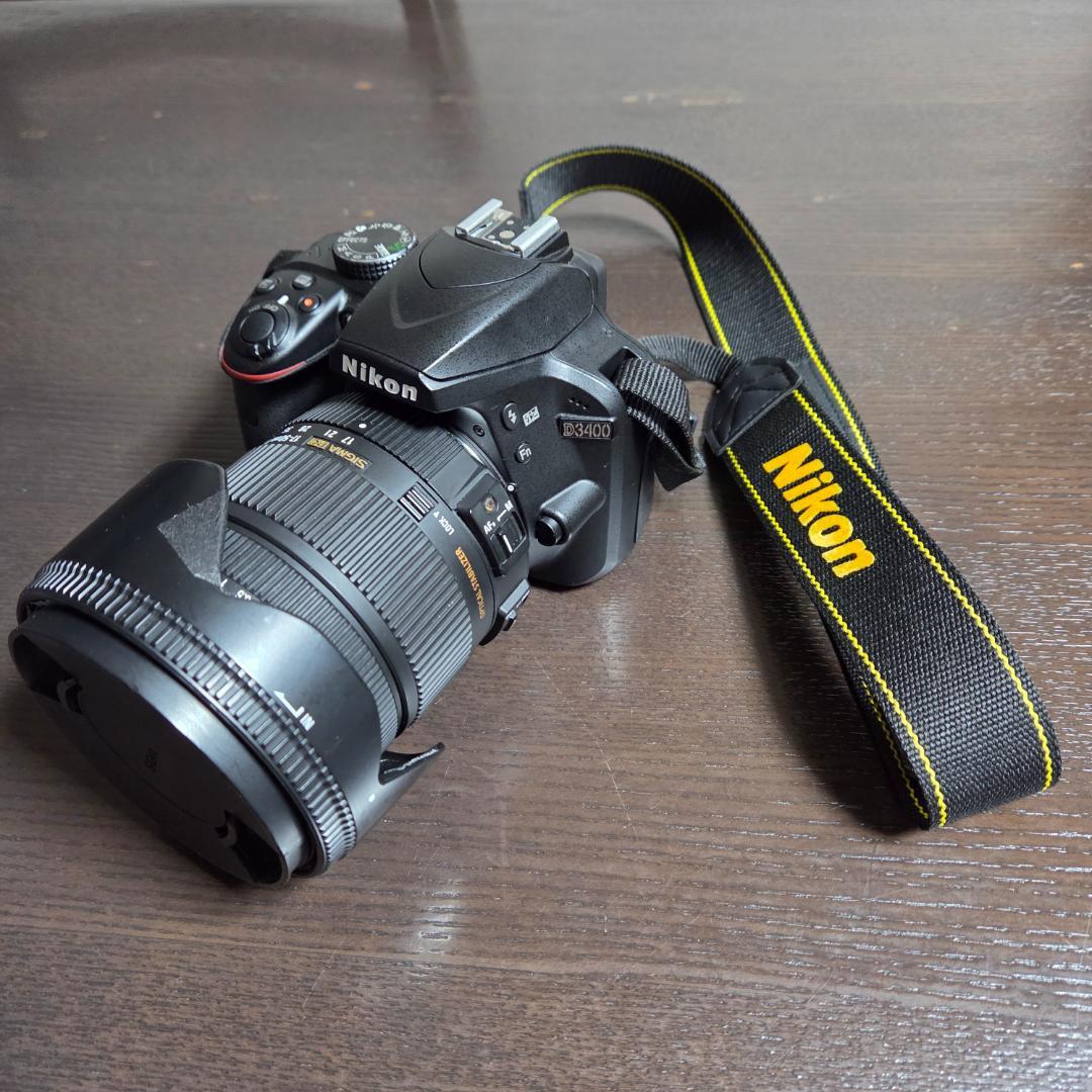 Nikon D3400 デジタル一眼レフカメラ ニコン SIGMAレンズセット ニコンD ニコン Nikon D3400 AF-S 55-300mm VR 望遠 レンズセット