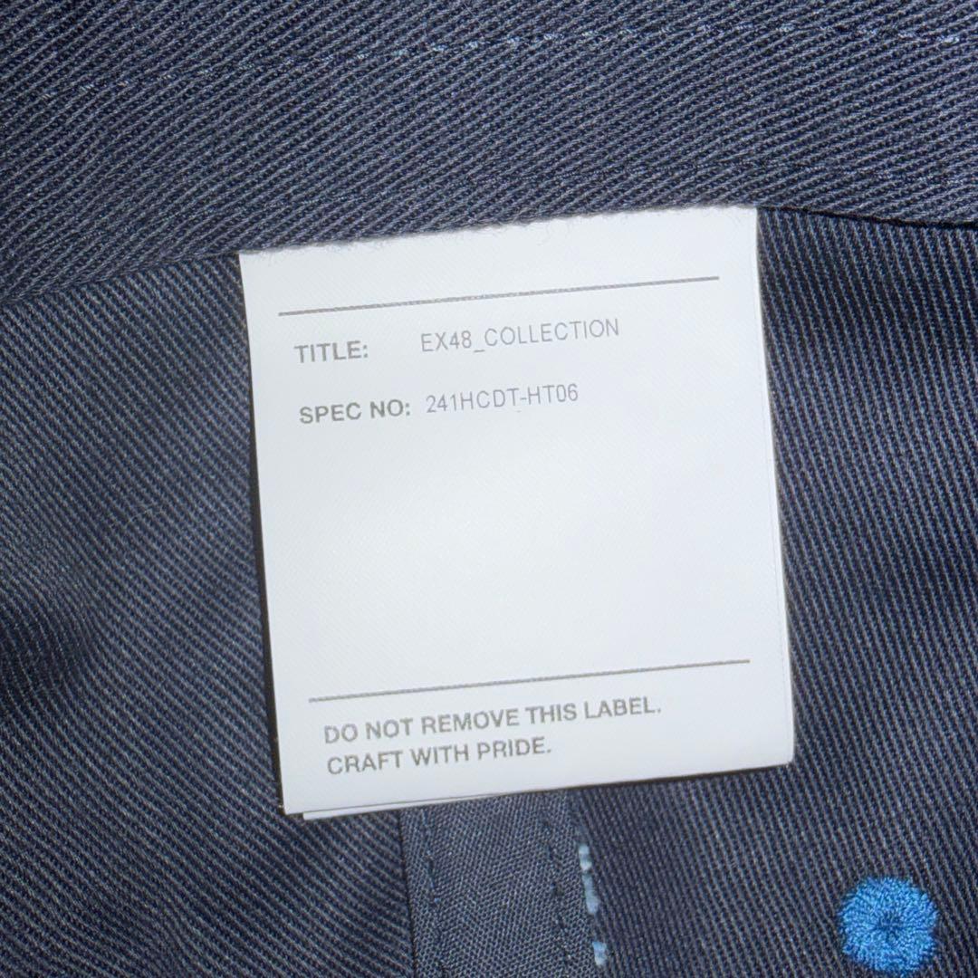 WTAPS デニムブルー キャップ ロゴ 花刺繍 | Shop at Mercari from