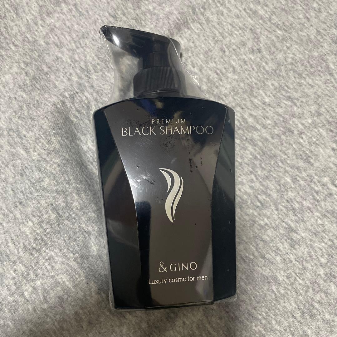 新品未開封】＆GINO アンドジーノ プレミアムブラックシャンプー