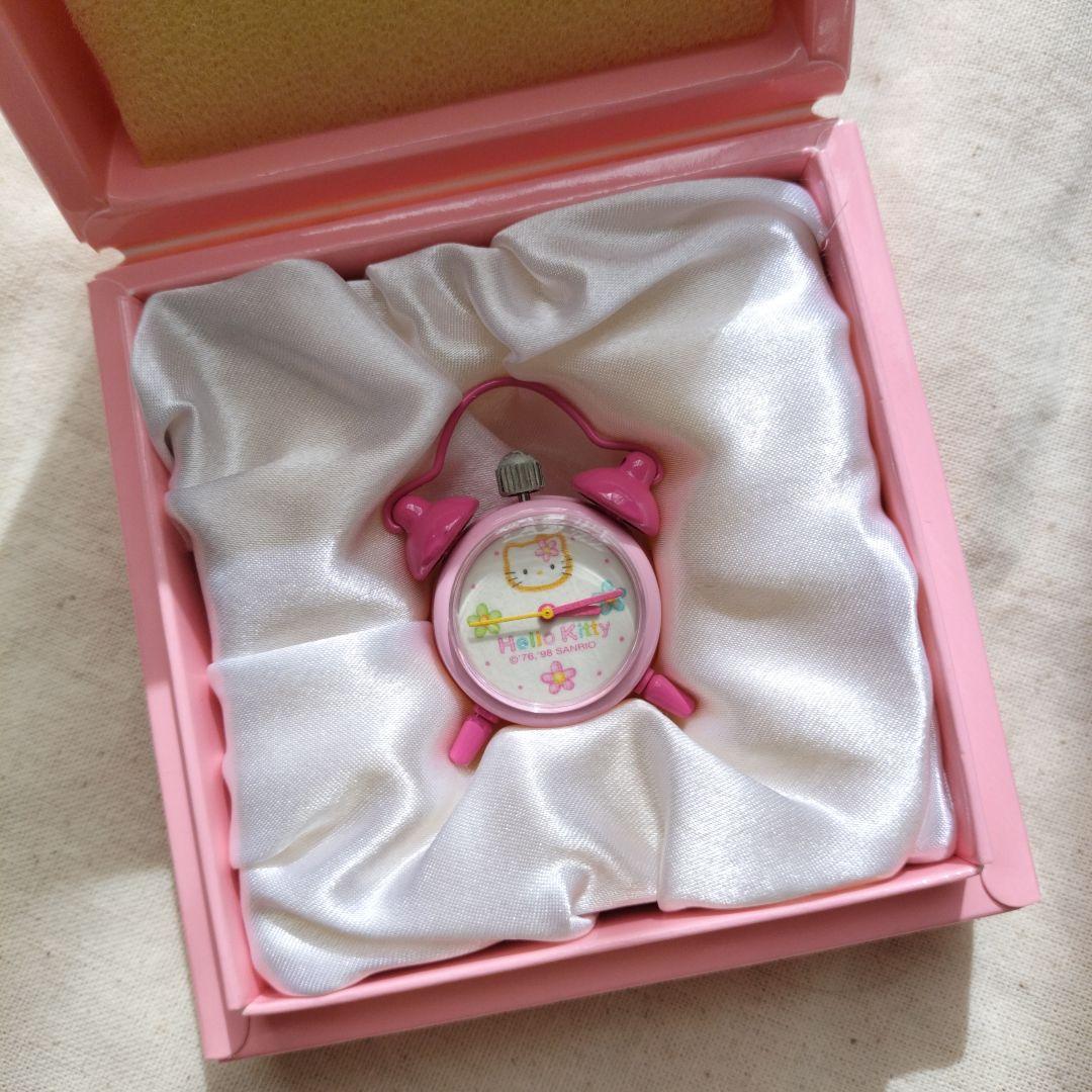 ハローキティ　ミニクロック　置時計　激レア　平成レトロ　サンリオ　Kitty 韓国限定 公式】sanrio retro computer clock 4type / サンリオ レトロ