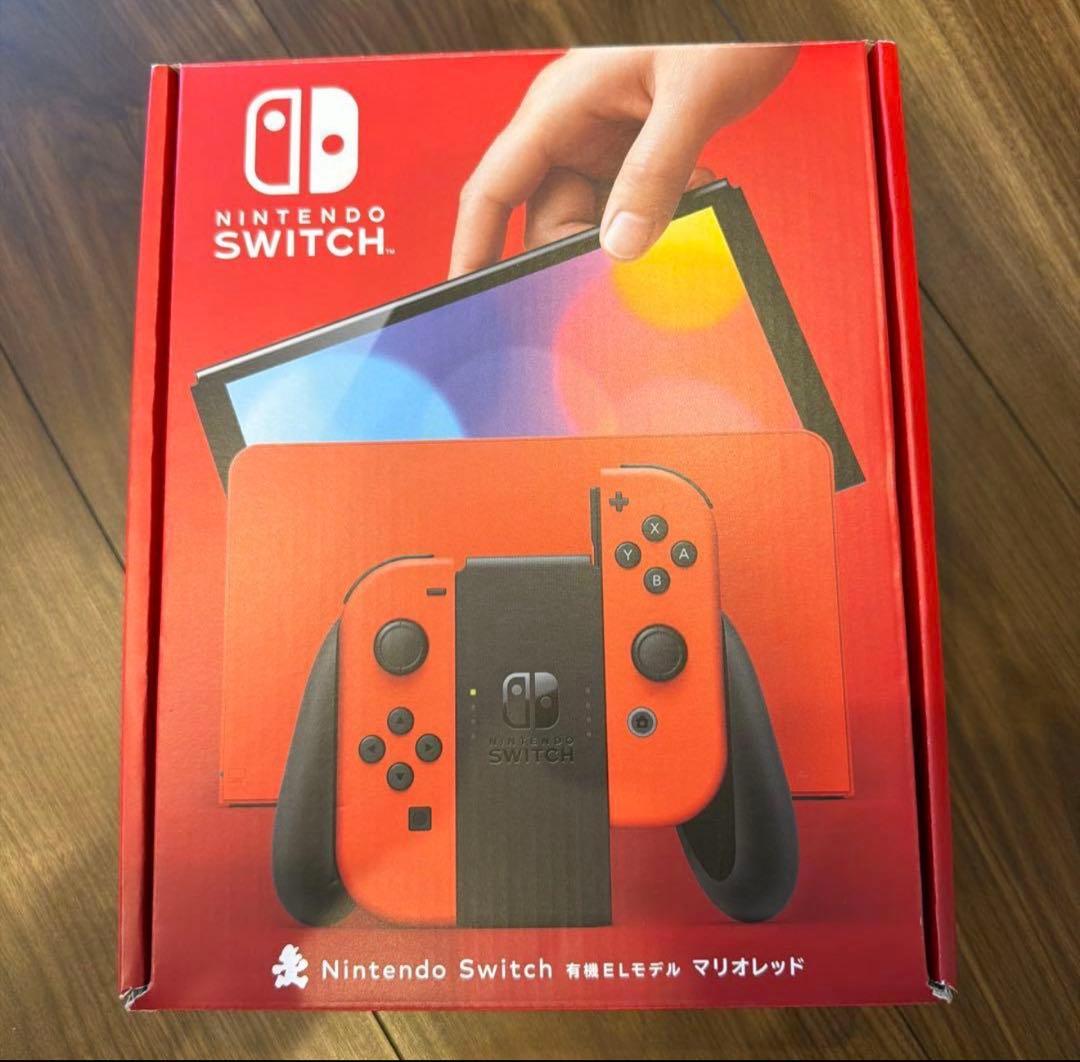 美品　任天堂Switch有機EL マリオレッド Amazon.co.jp: Nintendo Switch(有機ELモデル) マリオレッド : ゲーム