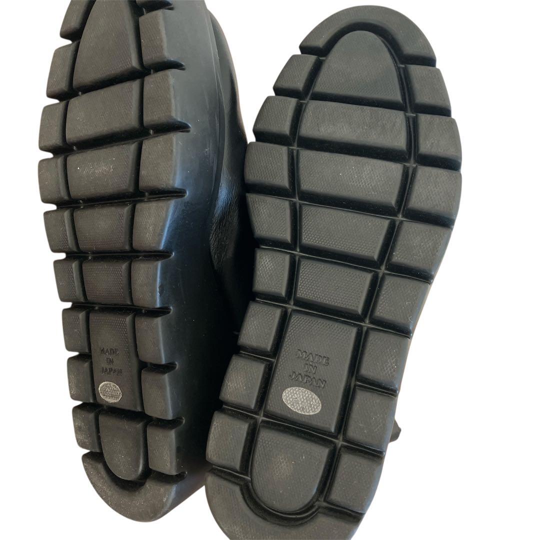 【美品】ヒルズアヴェニュー アーチー 23.5cm サイドゴアブーツ 厚底